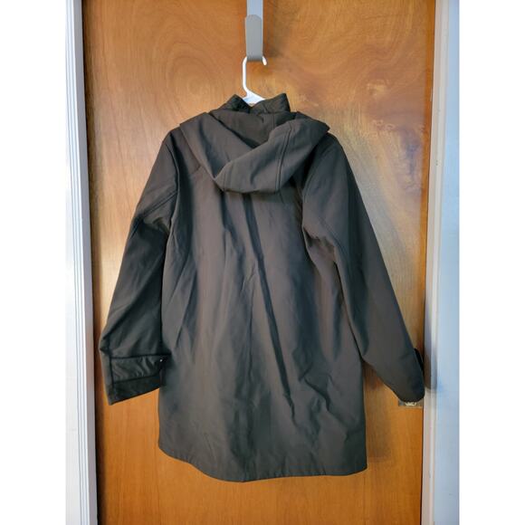 Ralph Lauren Women's Soft Shell Hooded Water Repellent Trench Jacket Large - Picture 4 of 4